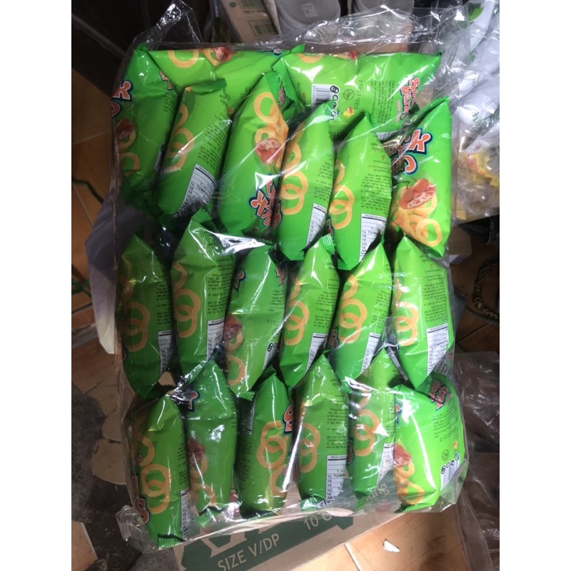 Bịch 20 Gói Snack Oishi Đậu Xanh Nước Dừa