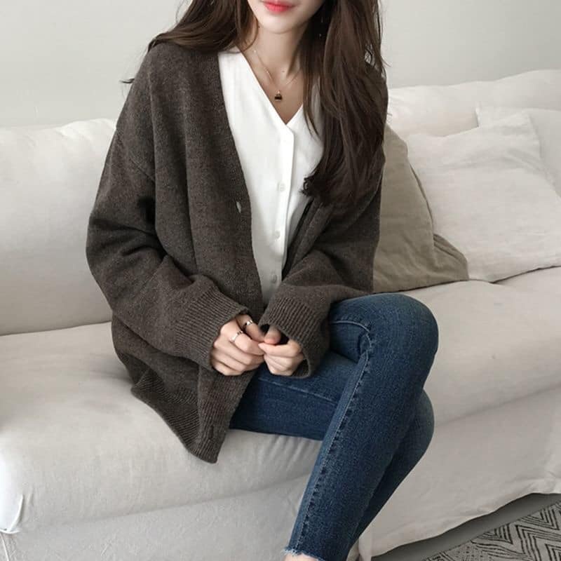Áo cardigan len mỏng thu đông 2022 ulzzang vintage