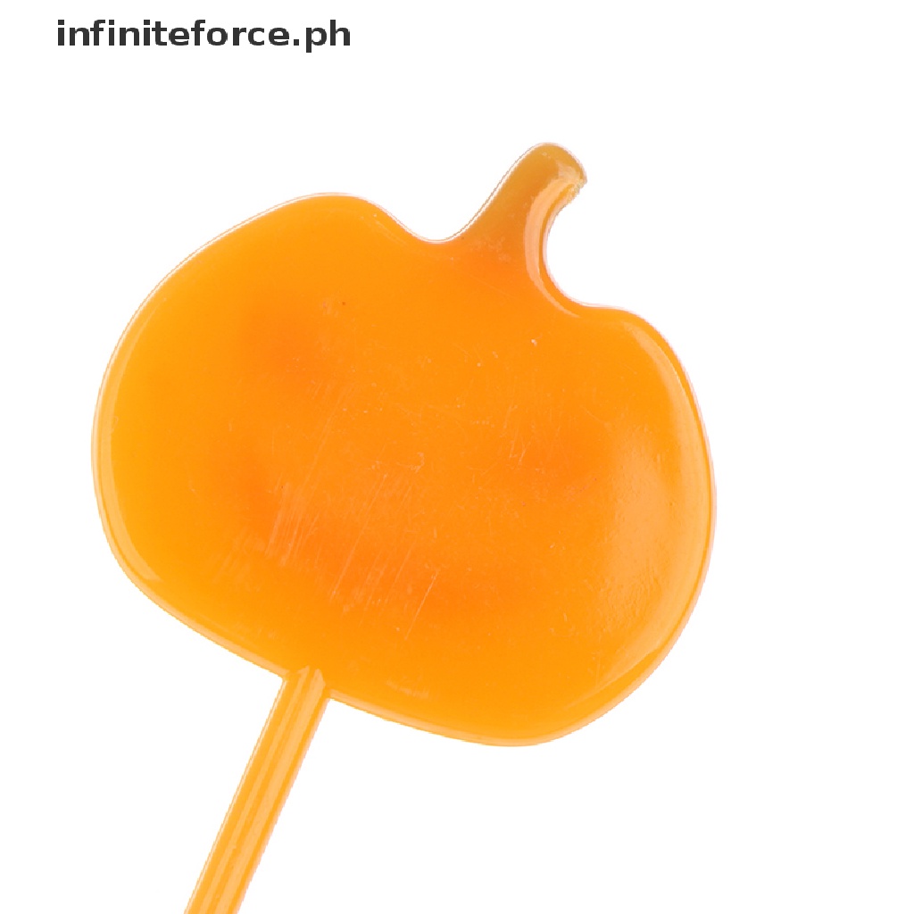 [IN]#Set 10 Nĩa Ăn Tráng Miệng Họa Tiết Hoạt Hình Phong Cách Halloween