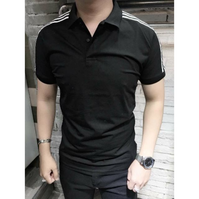 Áo thun sọc vai
