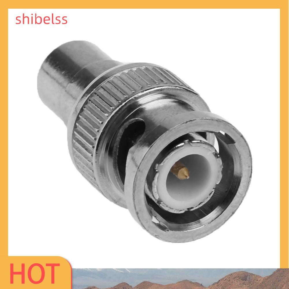 Đầu Nối Đồng Trục Shibelss Bnc Q9 Male Sang Rca Av Female Cho Camera Cctv