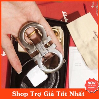 [Shop trợ Giá] Bộ Thắt Lưng Nam 2 Mặt Salvatore Cao Cấp Đầy Đủ Túi Hộp - [shopongvang24h]
