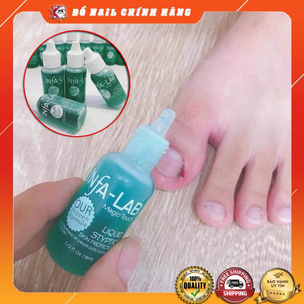 Nước cầm máu nhanh chóng trong làm nail