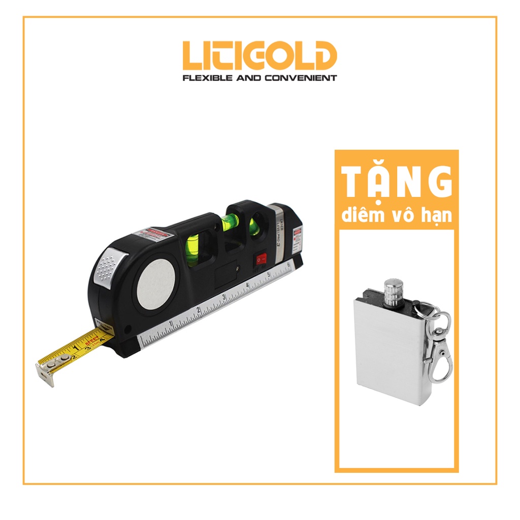 Thước Đo Nivo Laser Đa Năng 4 Trong 1 - Nhỏ Gọn Tiện Dụng