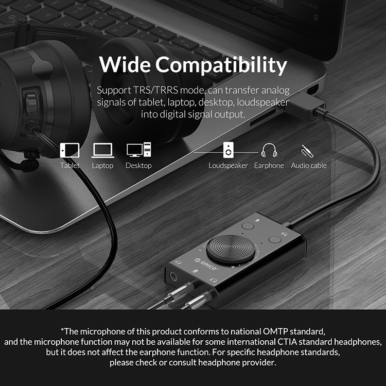 Cáp Điều Chỉnh Âm Lượng ORICO SC2-BK