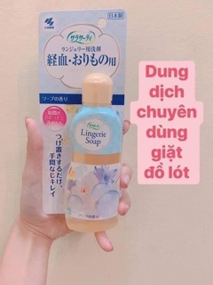 Nước giặt đồ lót Nhật Bản (dung dịch giặt đồ lót Lingerie Soap Kobayashi