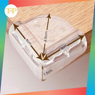 Set 04 miếng bịt góc bàn silicon