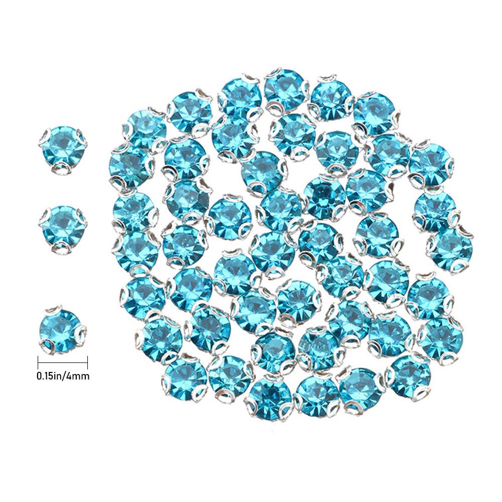 Set 50 Cúc Áo Kim Cương Mini Dễ Thương 4mm 1/6 Dùng Để May Quần Áo Búp Bê