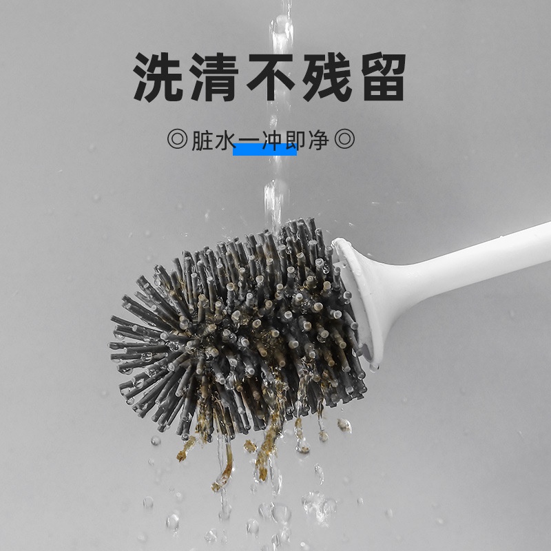 Bàn Chải Cao Su Mềm Cán Dài Dùng Vệ Sinh Sàn Nhà Tắm