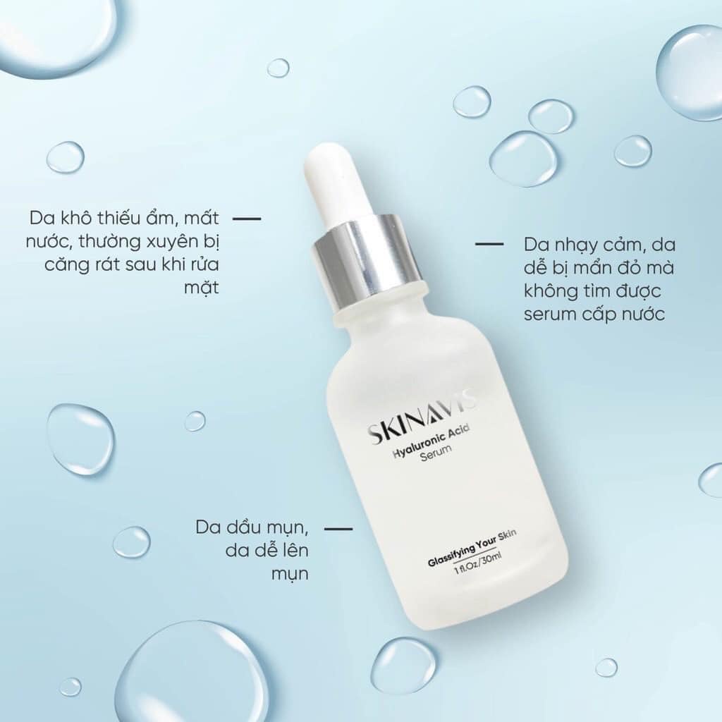 Serum Cấp Ẩm Phục Hồi Da Skinavis Hyaluronic Acid 1% 30ml