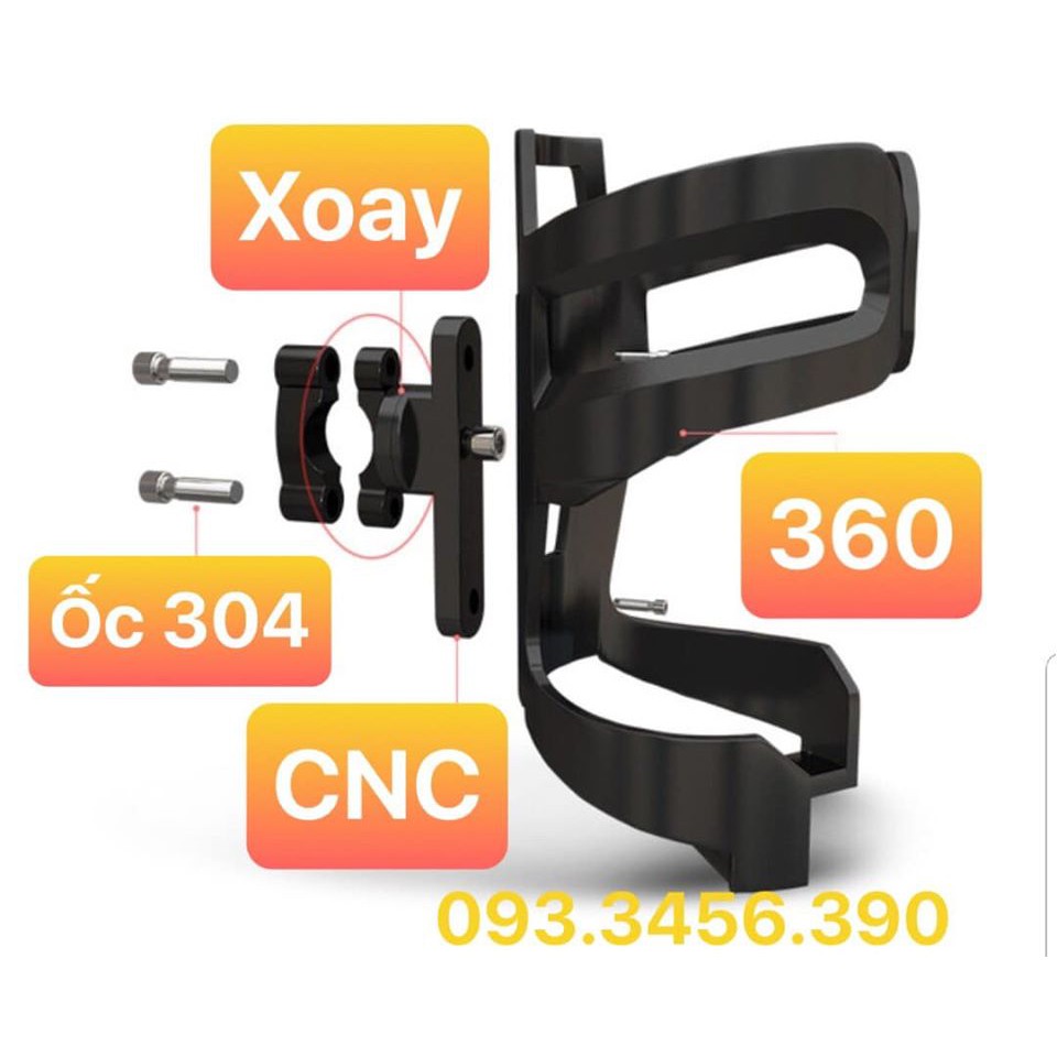 Giá đỡ bình nước xe đạp xe máy moto