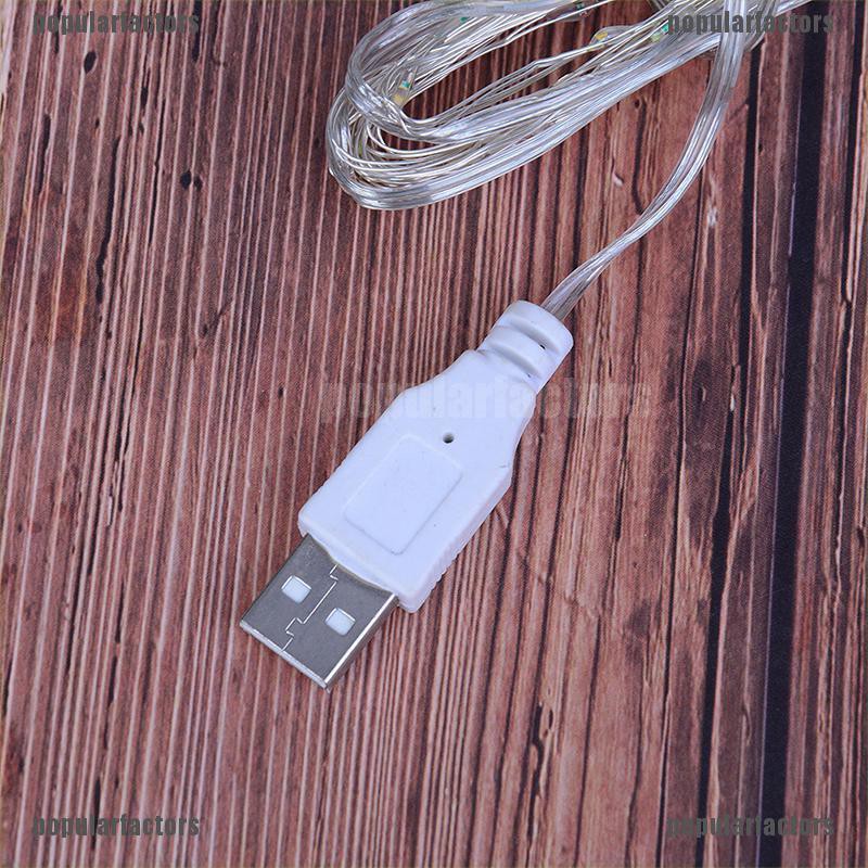 Dây Đèn Led 30 Bóng 2m 20 Bóng 3M Có Cổng Sạc USB