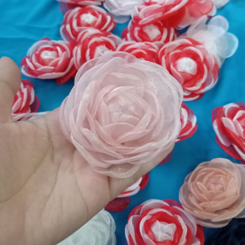 Hoa cài áo handmade ❤️ Tag hoa cài áo có ghim cài ở sau