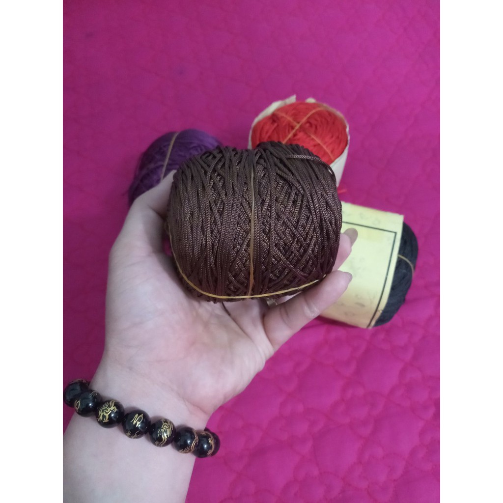 Cuộn Dây Đan Vòng Handmade Loại Không Lõi 200m