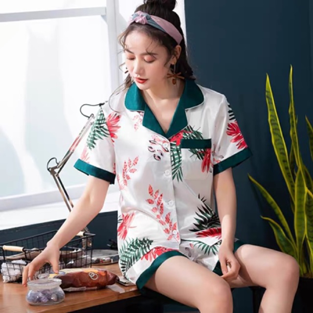 Pijama lụa chất đẹp ❣️bộ ngủ pijama | BigBuy360 - bigbuy360.vn