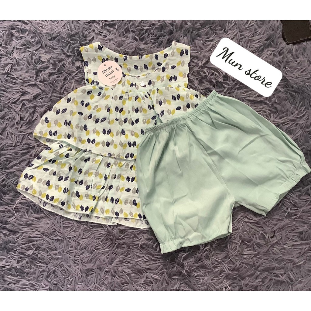 BỘ QUẦN ÁO ĐŨI BÉ GÁI 6-18KG - Bộ sát nách bé gái, quần áo dễ thương cho bé từ 6 tháng đến 4 tuổi