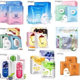 Mặt nạ giấy dưỡng da mụn cấp ẩm thải độc nội địa trung Bioqua, Images