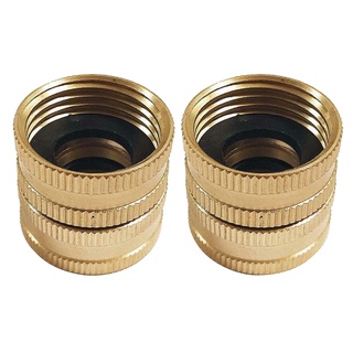 1 bộ 3 / 4 inch nối ống nước hai chiều bằng đồng thau