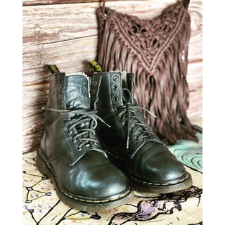 Giày bốt da thật hiệu Dr Martens size 36