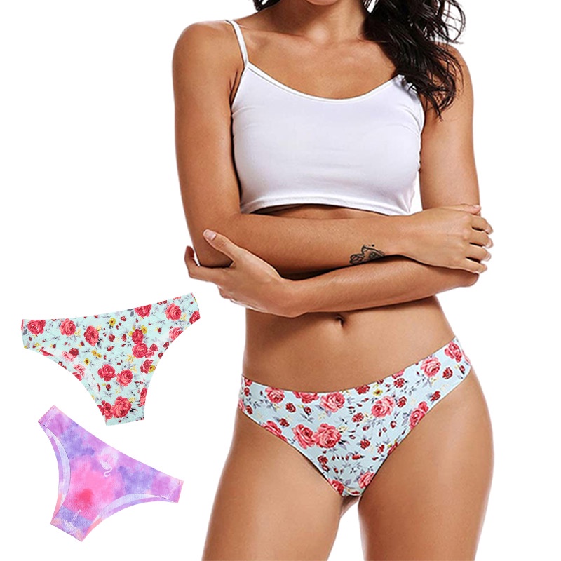 AOFEIQIKE Quần lót nữ không đường may size XS-L 12 màu tuỳ chọn