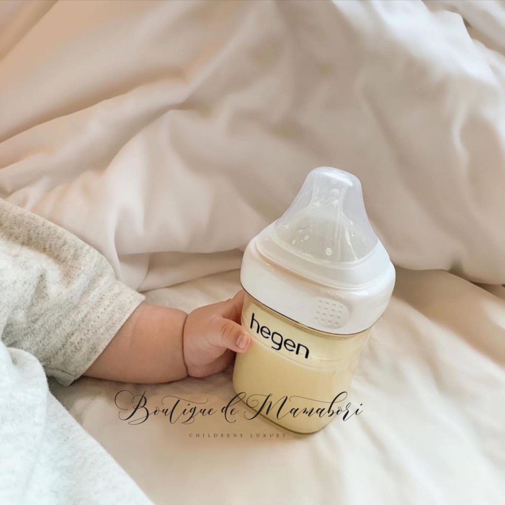 Bình sữa Hegen cho bé chính hãng đủ size 60ml/ 150ml/ 240ml/ 330ml (Chọn size núm)