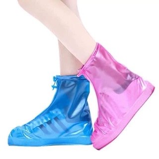 Ủng đi mưa bảo vệ giầy cổ ngắn có đế chống trơn