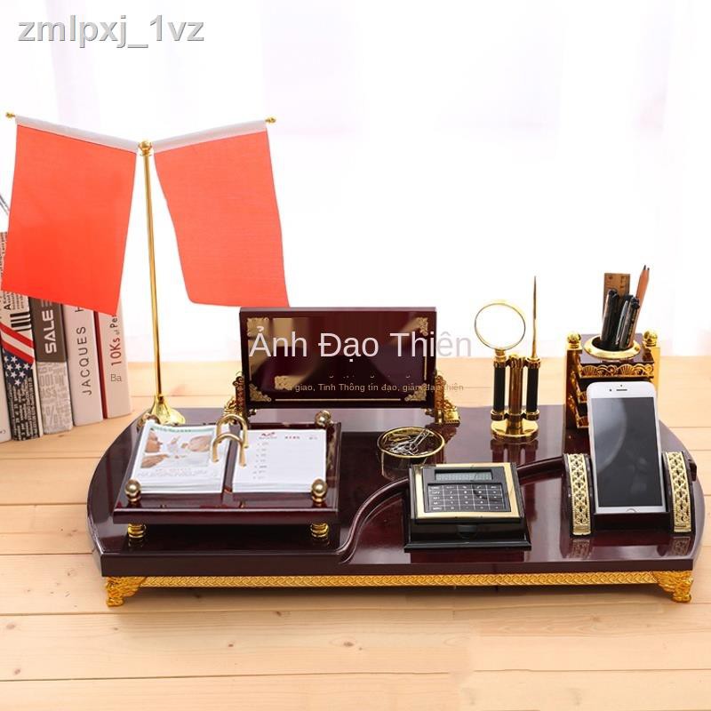 ☄ ▽ ▦Cao -đồ trang trí văn phòng để bàn, sếp sáng tạo, hộp đựng bút quà tặng lãnh đạo