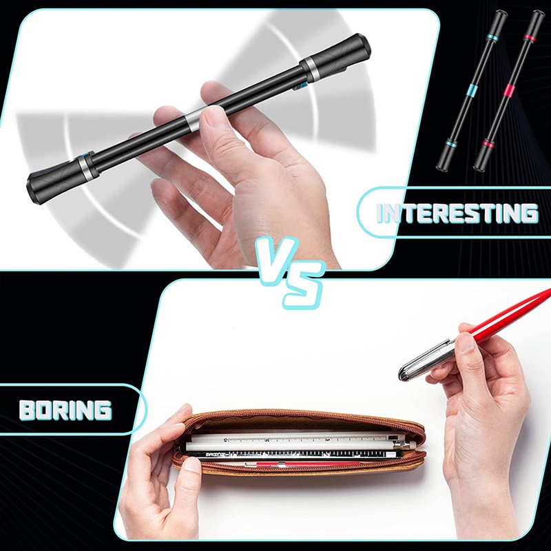 Bộ 8 Bút Quay Đồ Chơi Fidget Spinner GiúP GiảM Stress Cho Trẻ Em / Văn PhòNg