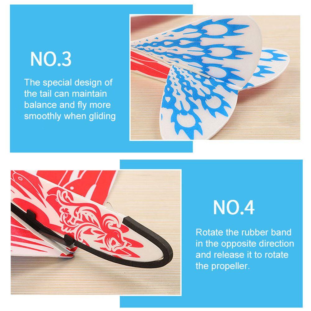 1 Máy Bay Đồ Chơi Cầm Tay Dây Cao Su Dùng Thí Nghiệm Khoa Học Cho Học Sinh