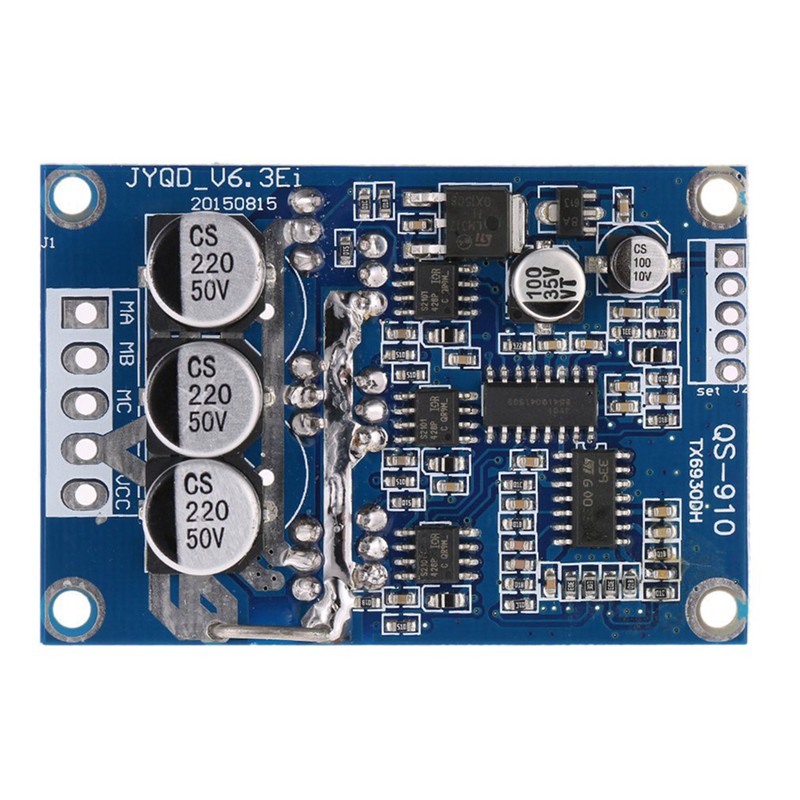 DC 12V-36V 500W Brushless Motor Controller Without Hall PWM Control Balanced Car Driver Board Durable Use