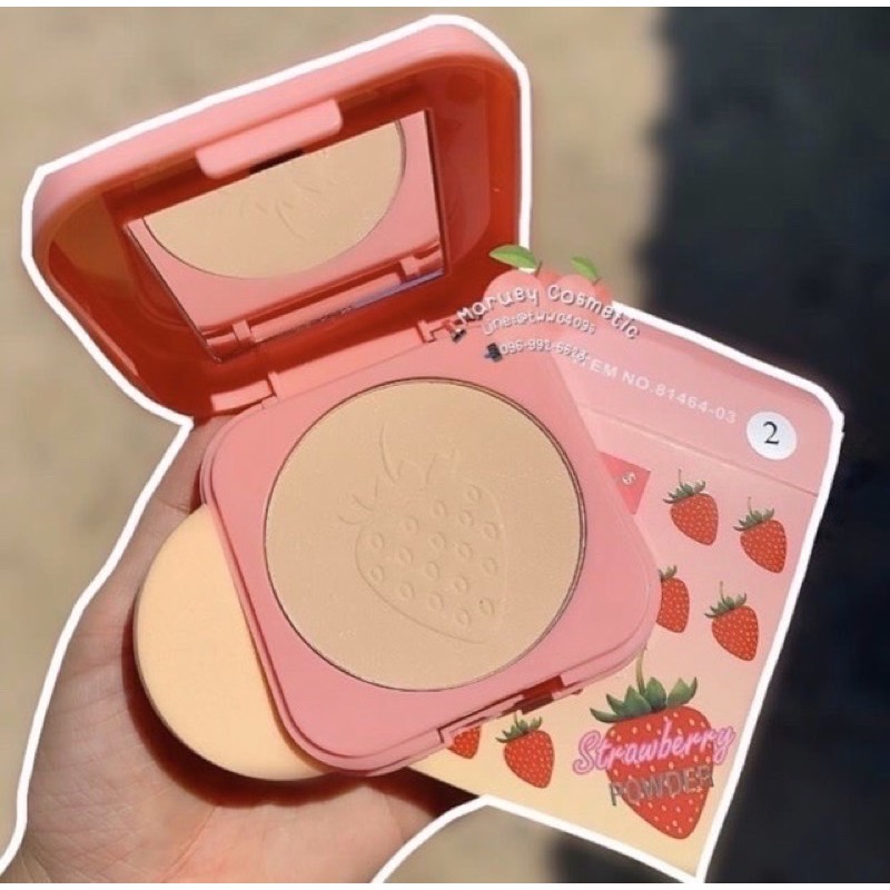 Phấn nén kèm mút tán quả dâu Kissbeauty | BigBuy360 - bigbuy360.vn