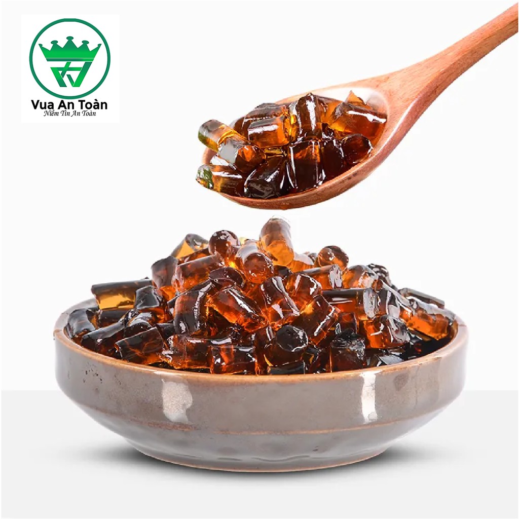 Thạch Ống Agar Vị Caramel Hộp 3,2kg Giòn, Dai Nhập Khẩu Đài Loan