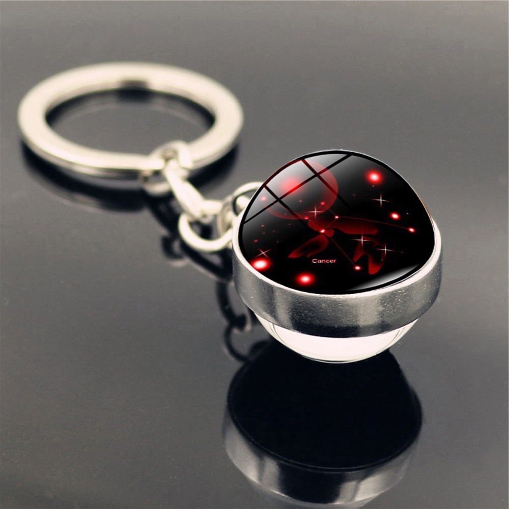 Móc Chìa Khóa Hình 12 Cung Hoàng Đạo Và Rắn Hổ Mang Kính Leo