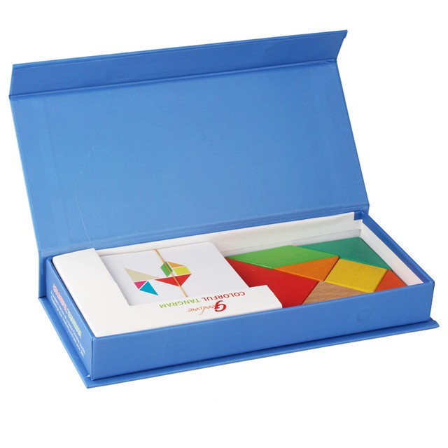 Ghép hình Tư duy Tangram gỗ theo thẻ