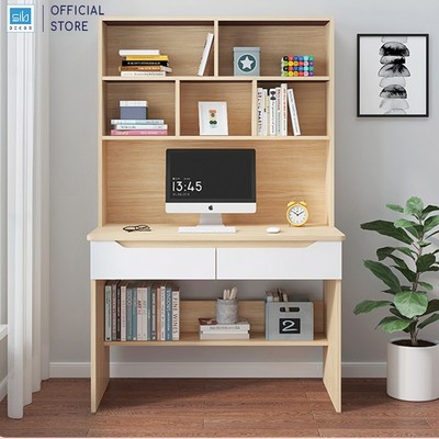 [Giao lắp tại TP.HCM] Bàn Làm Việc Kết Hợp Kệ Sách Đơn Giản Thương Hiệu SIB Decor BLV08