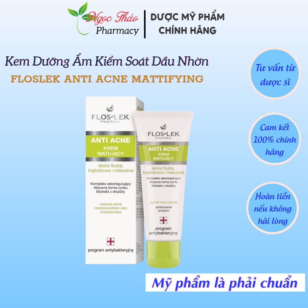 Sữa Rửa Mặt Floslek 200ml Cho Da Dầu Mụn