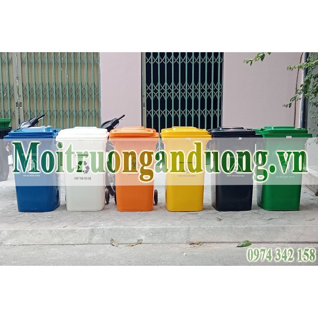 Thùng rác nhựa HDPE 240 lít