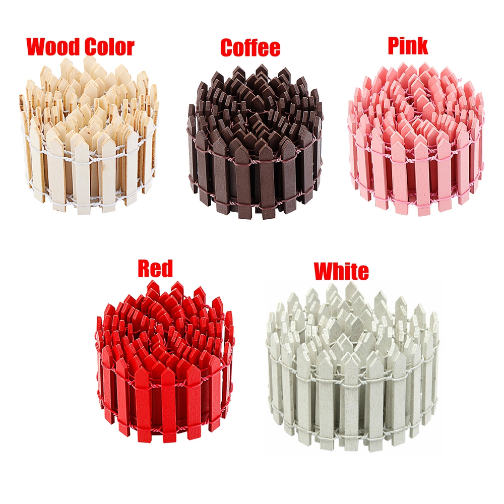 Hàng rào gỗ mini trang trí xinh xắn 100x5cm/ 100x3cm