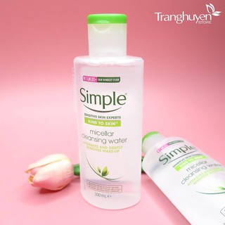 Nước tẩy trang Simple Cleansing Micellar Water