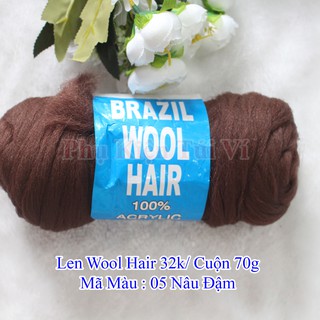 Len wool hair 55k/ cuộn 70g