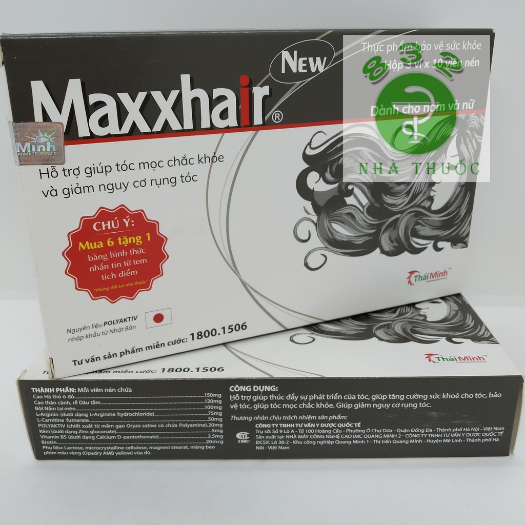 Viên uống MaxxHair new Giúp Tóc Mọc Nhanh, Ngăn Ngừa Rụng Tóc Hiệu Quả