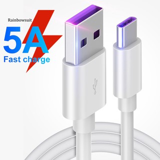 Dây cáp sạc nhanh 5a usb type c cho điện thoại huawei