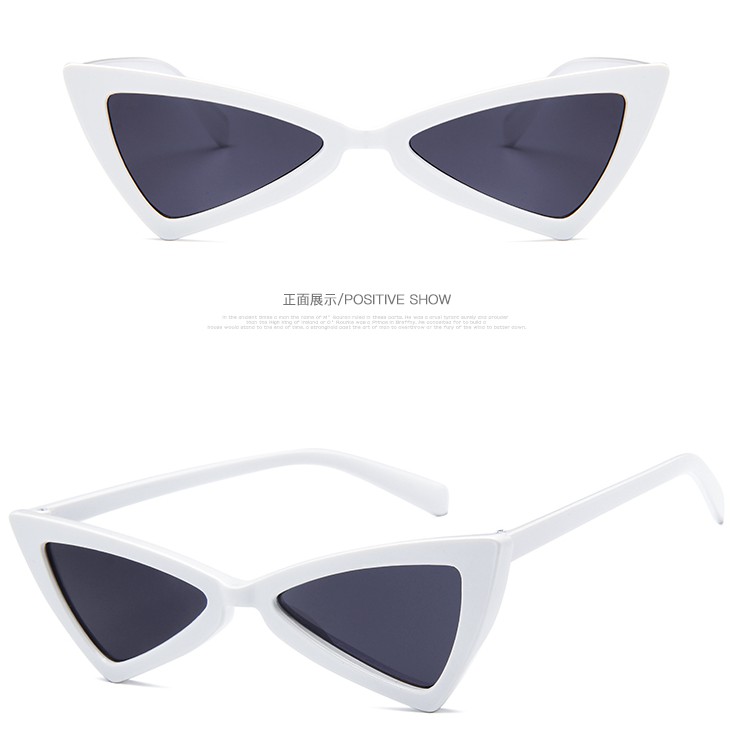 Kính mát gọng tam giác phong cách Hip Hop thời trang cho nam nữ