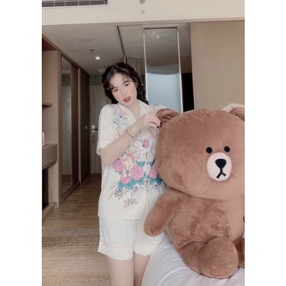 Bộ Pyjama Đùi Lụa Mango Chin's Xinh Xắn - Awi Pyjama
