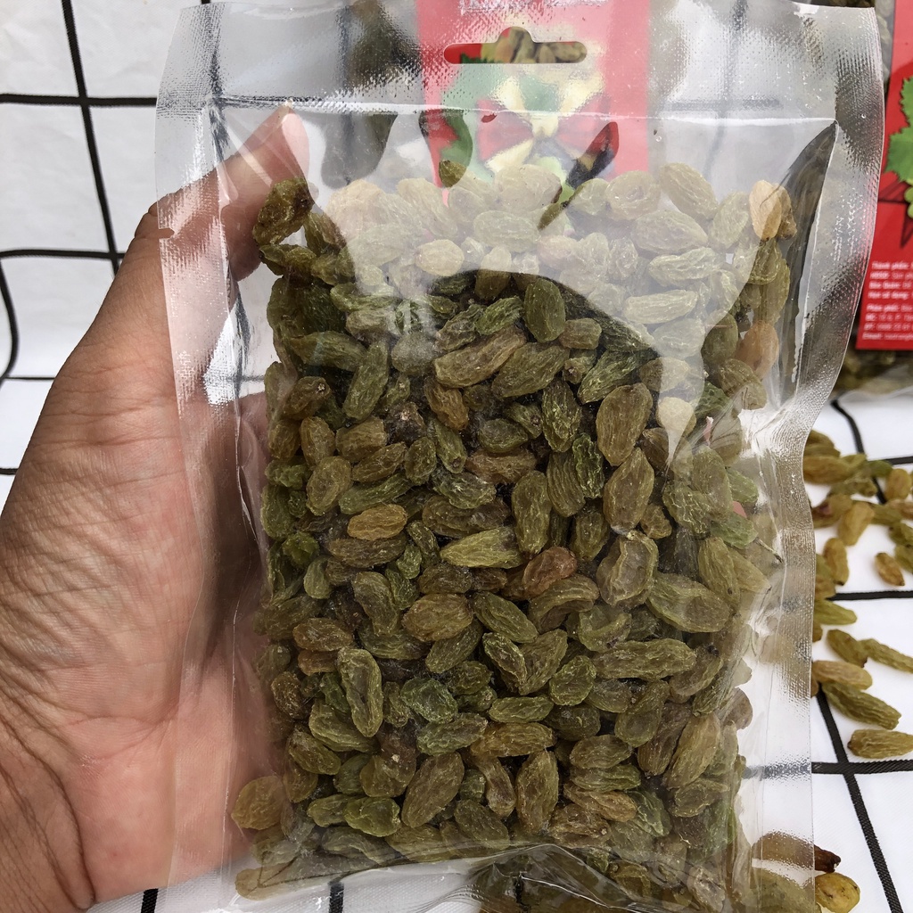 nho khô xanh sấy dẻo 180g siêu mọng Chua ngọt tự nhiên đồ ăn vặt IMINT FOOD