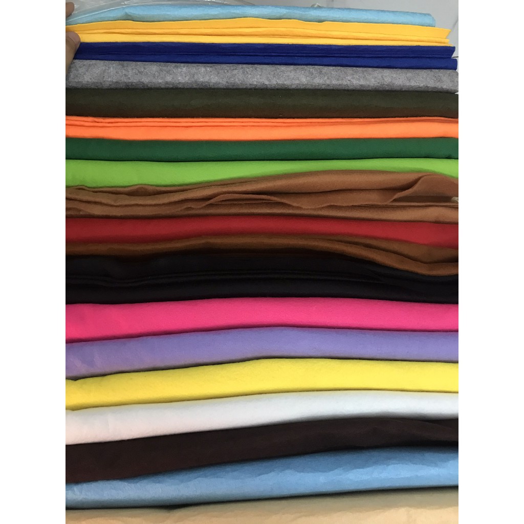 Vải nỉ dạ  làm đồ handmade, đồ thủ công cho trẻ em