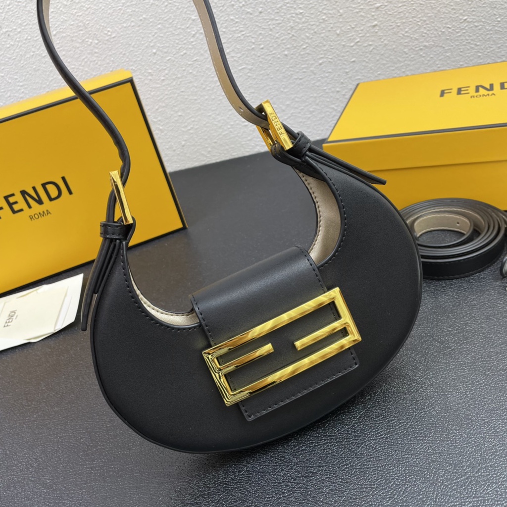 Túi xách nữ da thật thời trang cao cấp Fendi FD thiết kế độc đáo, phong cách thời thượng