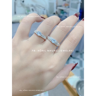 Nhẫn đôi Nhẫn cặp nam nữ 2 kiểu hot nhất năm