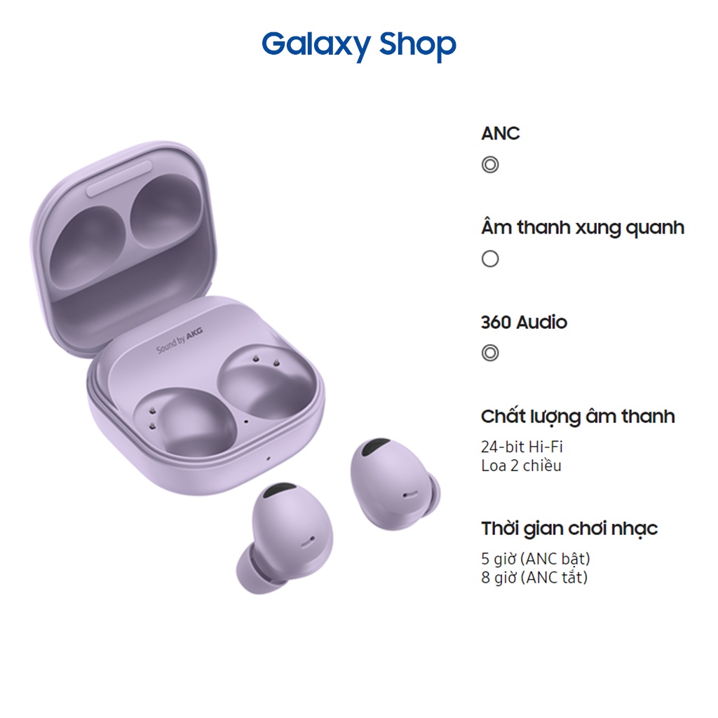 Tai nghe không dây Bluetooth Samsung Galaxy Buds 2 Pro - Bảo hành chính hãng