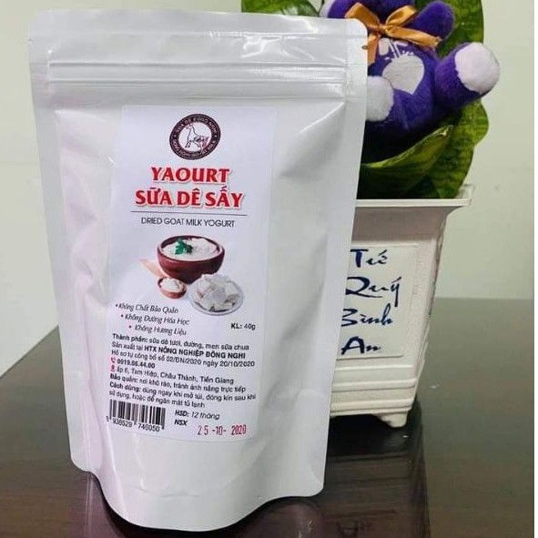 Sữa chua sữa dê khô sấy thăng hoa Đông Nghi 40g